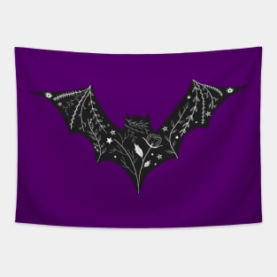 Halloween Gothic Bat Tapestry