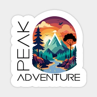 Peak Adventure! Magnet
