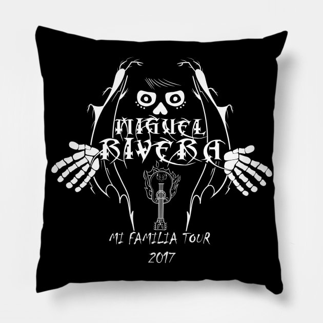 Miguel Mi Familia Metal Tour Coco Pillow by Smagnaferous