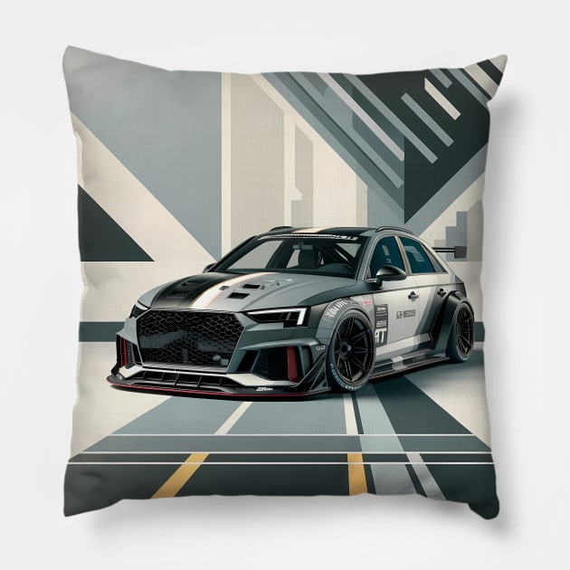 Audi RS4 Pillow by TaevasDesign