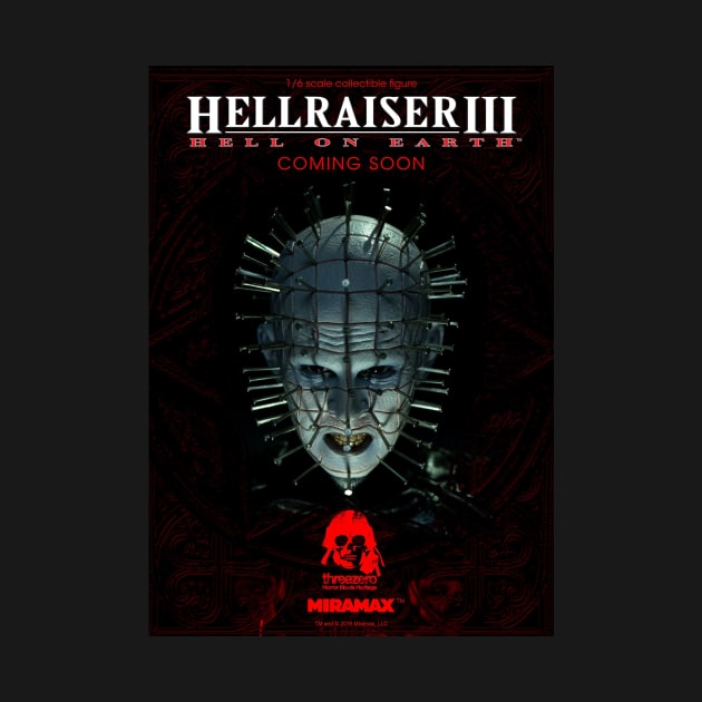 Hellraiser 3 Movie Poster by petersarkozi82@gmail.com