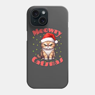 Christmas cat Phone Case