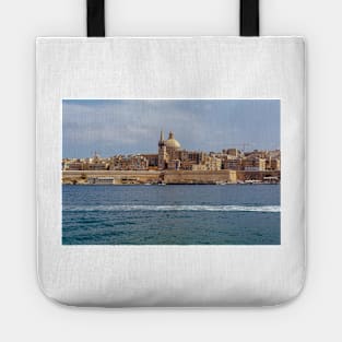 Valletta city with traditional architecture of yellow limestone Tote