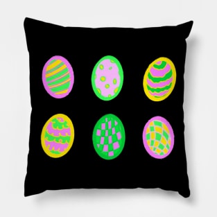 Colourful Easter Egg Design Pillow