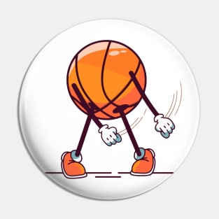 Dabbing Basketball Pin