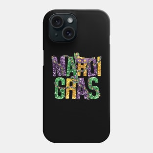 Happy Mardi Gras Mask Mardi Gras Party For Men Women Kids Phone Case