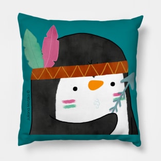 Indian Penguin Pillow