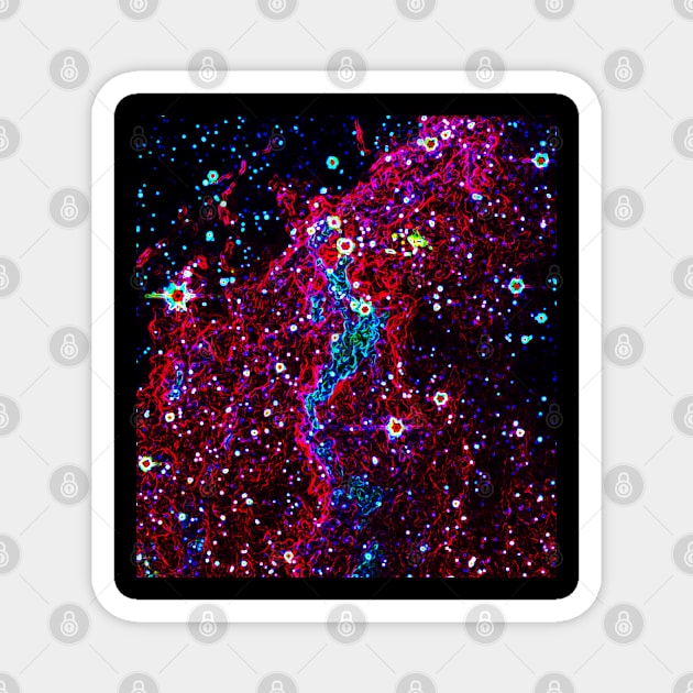 Black Panther Art - Glowing Edges 598 Magnet by The Black Panther