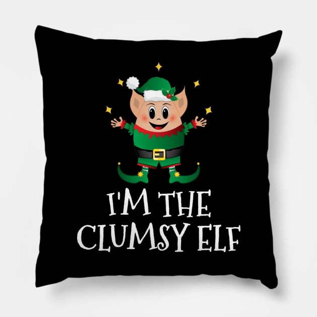 Christmas Pajama Cute Xmas Elf Costume Gift Idea Pillow by intelus