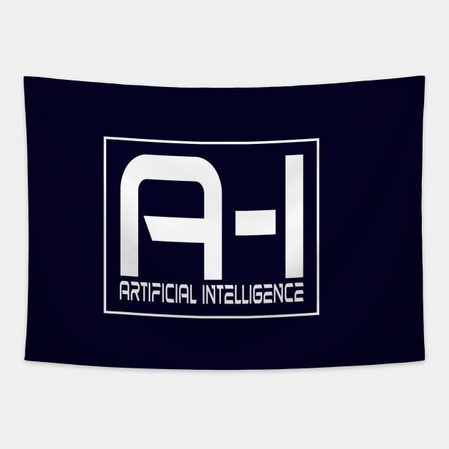 AI Artificial Intelligence Science Fiction Tapestry by PlanetMonkey