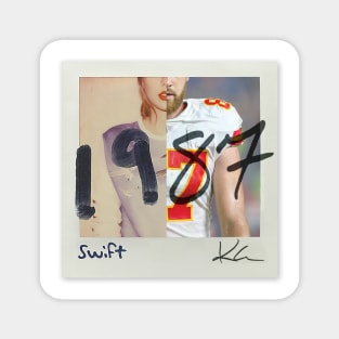 Travis Kelce Album Cover - Classic Magnet