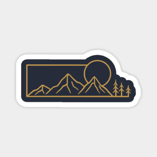 Elemental Flow - Golden Version Magnet
