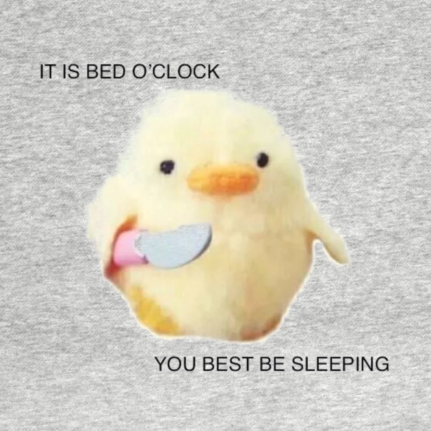 It is bed o'clock - Chicken - Crewneck Sweatshirt | TeePublic