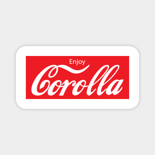 Enjoy Corolla Magnet