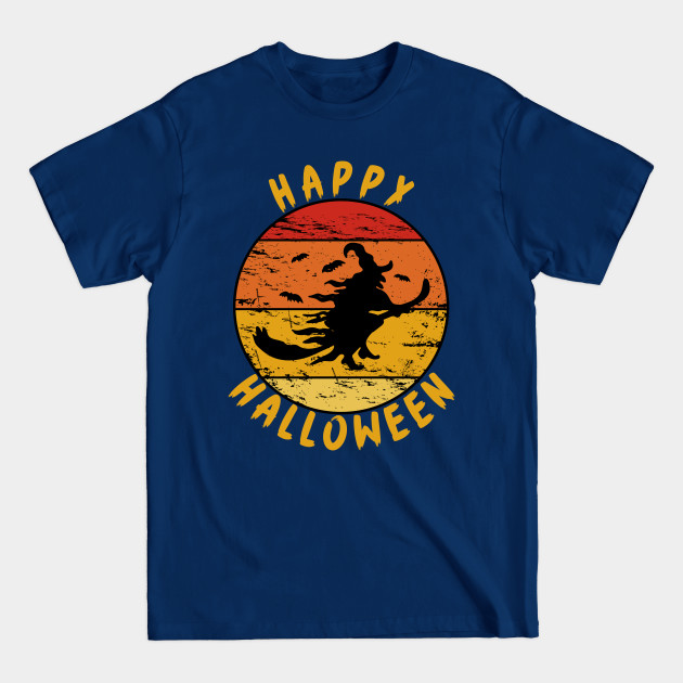 Disover Happy Halloween Witch Vintage Retro - Scary - T-Shirt