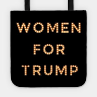 Women For Trump Light Bulbs Tote