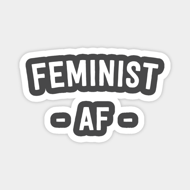 Feminist AF Magnet by Blister