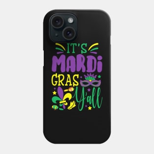 Its Mardi Gras Yall, Mardi Gras Party Mask Costume Phone Case