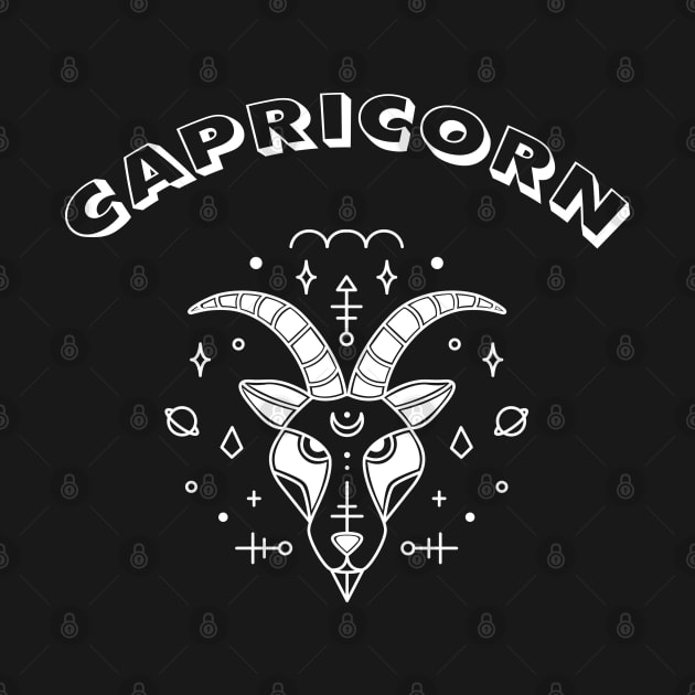 Capricorn Sign by GPrez Designs