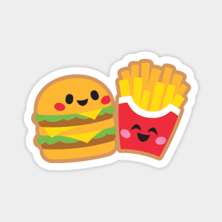 Burger and Fries Buddies Magnet