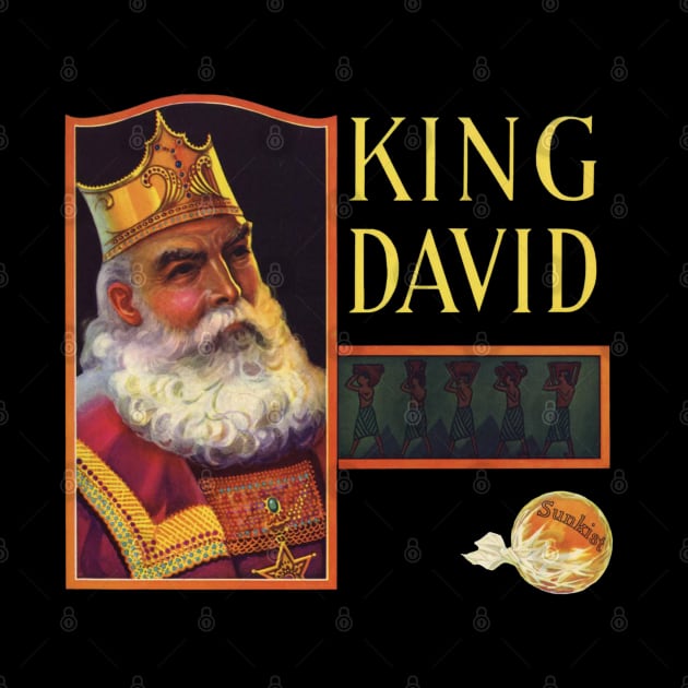King David Brand Oranges Vintage Label by EphemeraKiosk