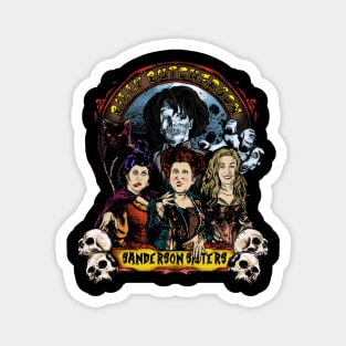 Billy Butcherson x Sanderson Sisters from hocus pocus Magnet