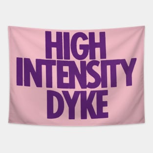 High Intensity Dyke - Retro LGBT 70s Design Tapestry