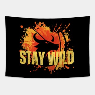 Stay wild Tapestry