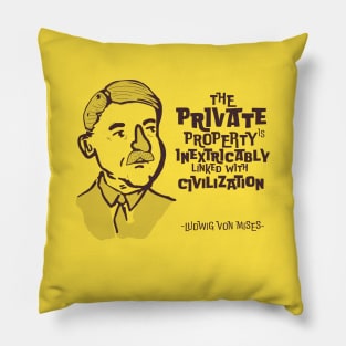 Ludwig Von Mises Pillow