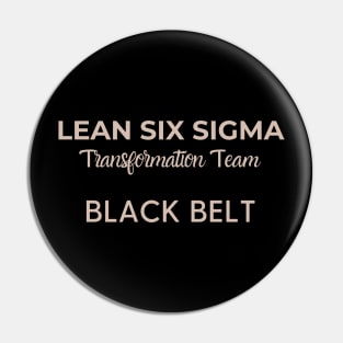 Lean Transformation Team BLACK BELT Pin