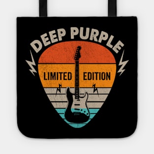 Vintage Deep Name Guitar Pick Limited Edition Birthday Tote