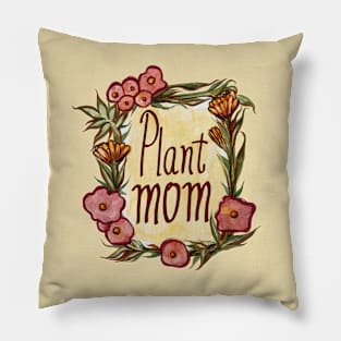 Plant Mom Floral Motif Pillow