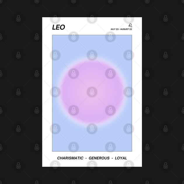 Leo Zodiac Sign Aura by mystikwhale