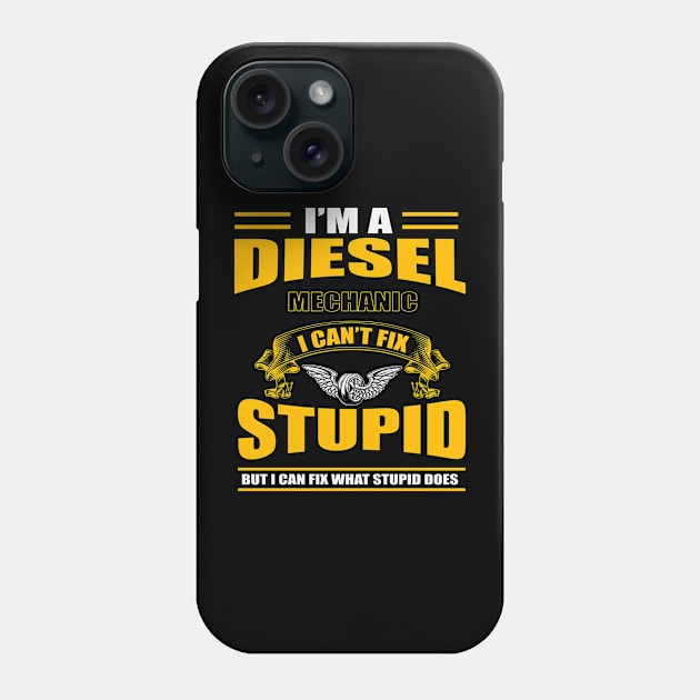 diesel mechanic Phone Case by Red Bayou