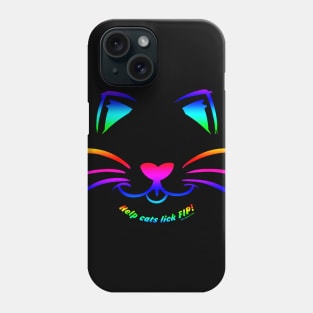 Help Cats Lick FIP Rainbow Bridge version Phone Case