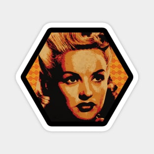 Betty Vintage Portrait Magnet