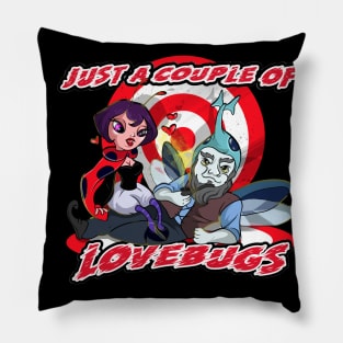 Sassy Gnome Valentine Love Bug Couples Pillow