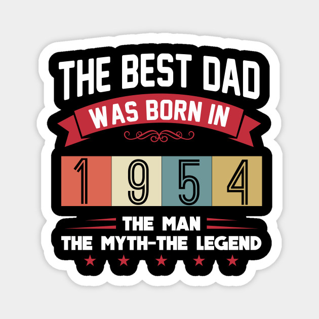 Best Papa 65th Birthday Gift Since 1954 Dad T Shirt Gift Christmas Fir Dad Husband 65th Birthday Awesome 1954 Magnet Teepublic