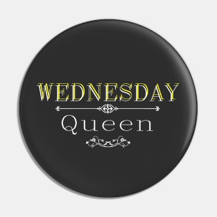 Wednesday queen dark Pin