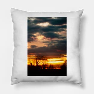 Sunset Fire Pillow