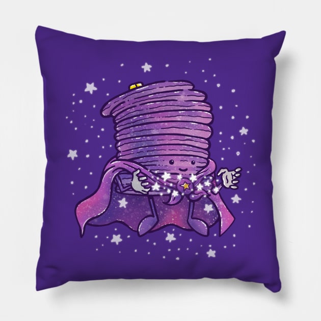 Cosmic Pancake Pillow by nickv47