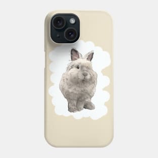 Cloud Rabbit White Lion Head _ Bunniesmee Phone Case