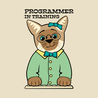 Programmer In Training Siamese Cat T-Shirt