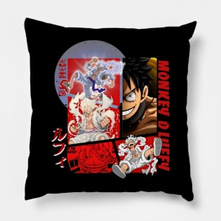 monkey d luffy quote gear 5 one piece Pillow