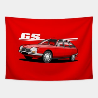 Citroen GS transparent illustration Tapestry