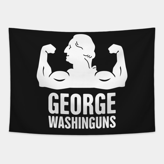 George Washington | Funny American History Teacher Tapestry by MeatMan