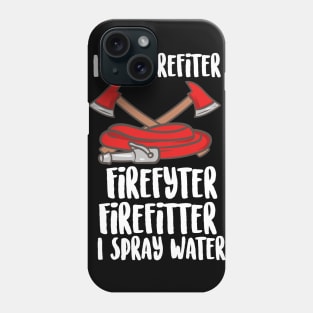 Fire Truck, Funny Firefighter Phone Case