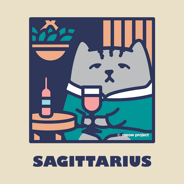 Quarantine Cat Zodiac Signs: Sagittarius cat by meowproject