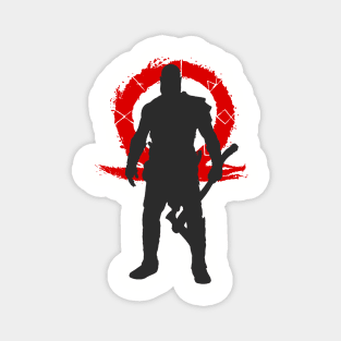 God of War Silhouette Magnet