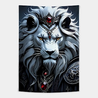 Magical gothic lion for lion lovers Tapestry